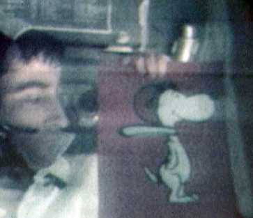 John Young inflight TV