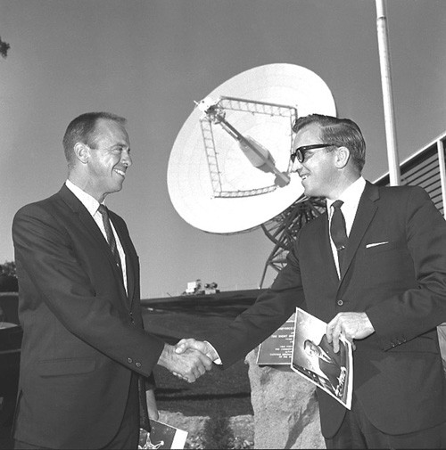 Tom Reid with Alan Shepard